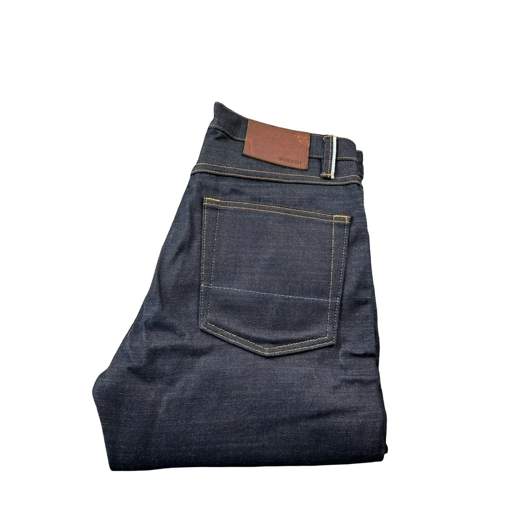 Gustin #541 Rainbow 12oz Selvedge Denim Jeans Size Mens 32x35 Button Fly NWOT